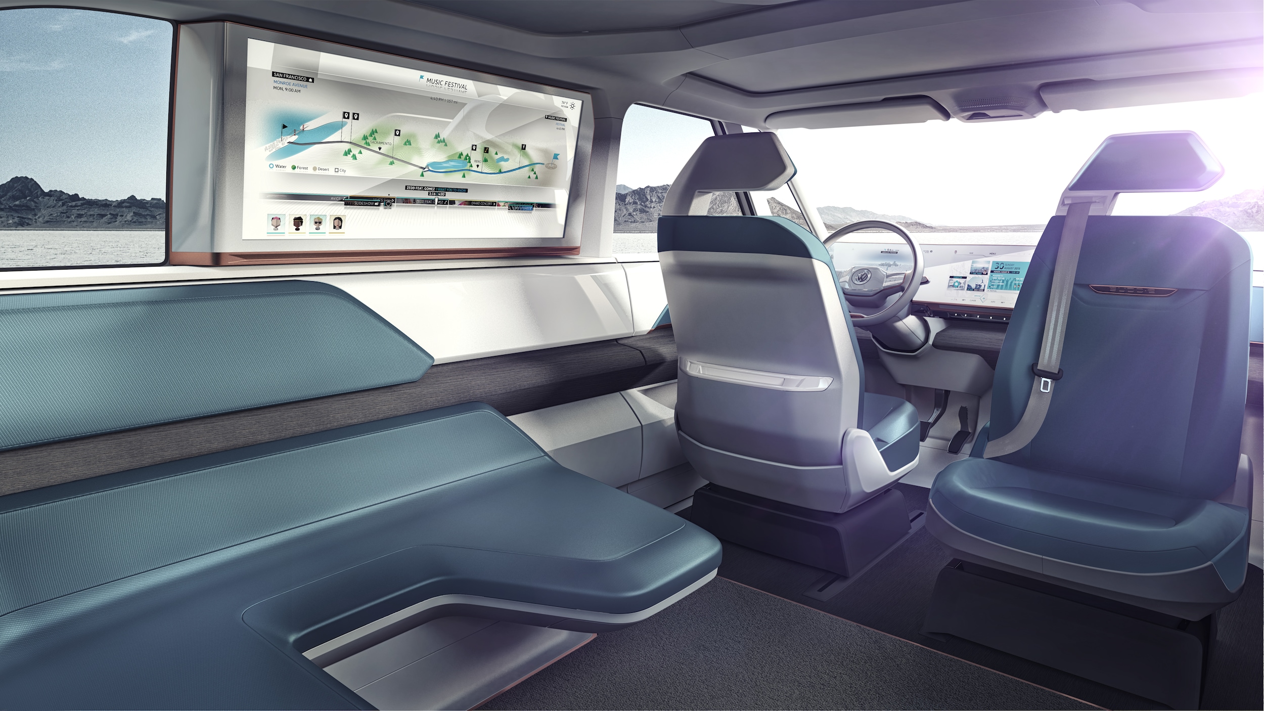Volkswagen BUDD-e Interior Van Seating