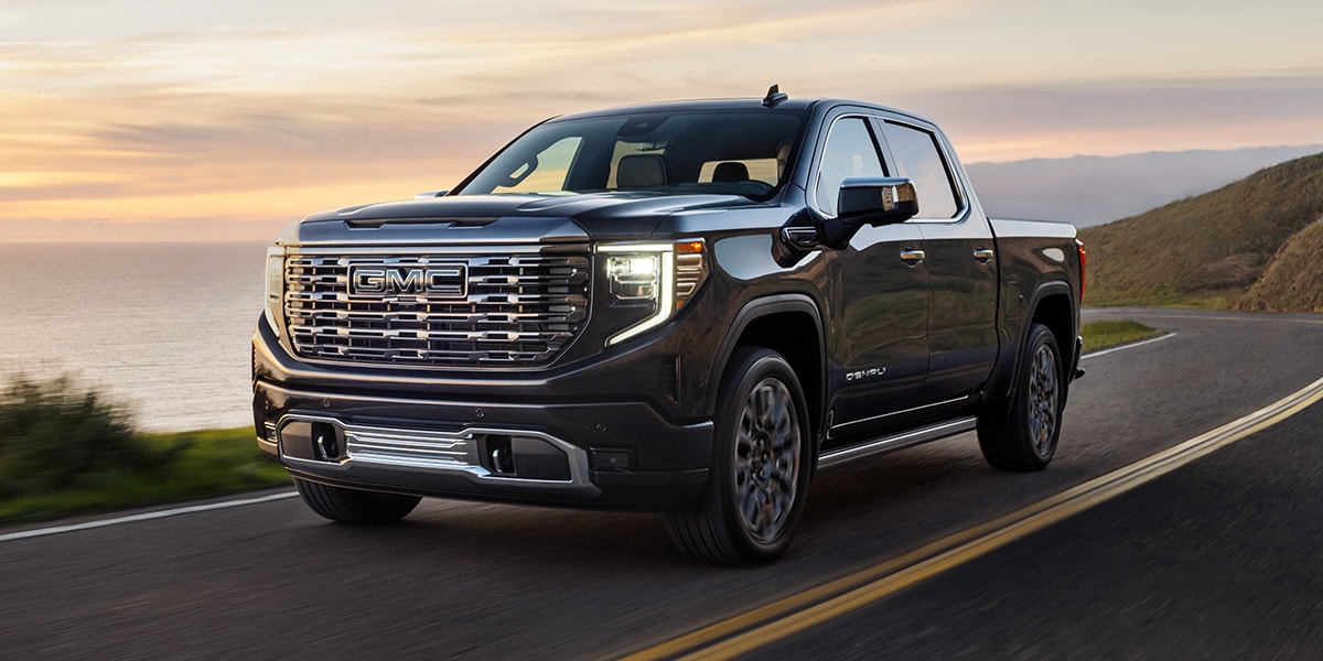 GMC Denali Ultimate Driving down the road