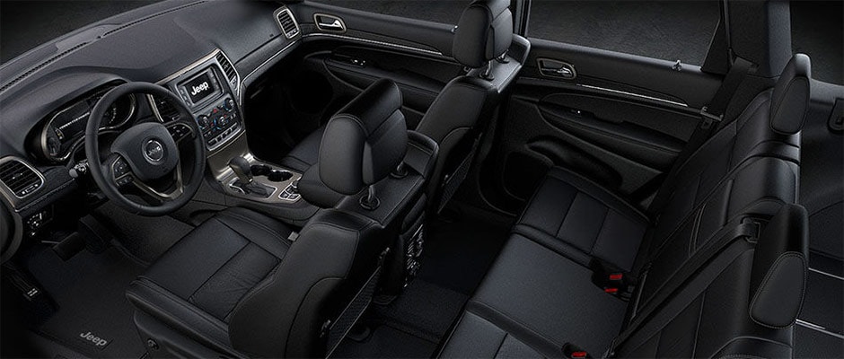 2016 Jeep Grand Cherokee Black Interior
