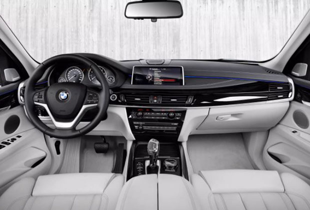 BMW X5 White Leather Seats
