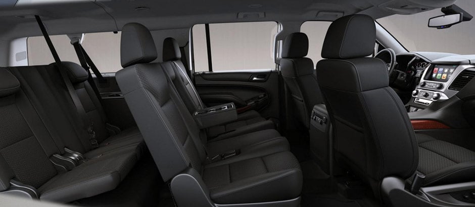 Yukon XL Black Interior Side View