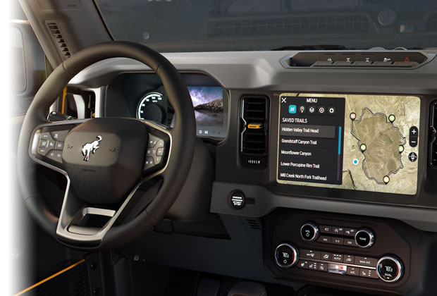 Ford Bronco interior