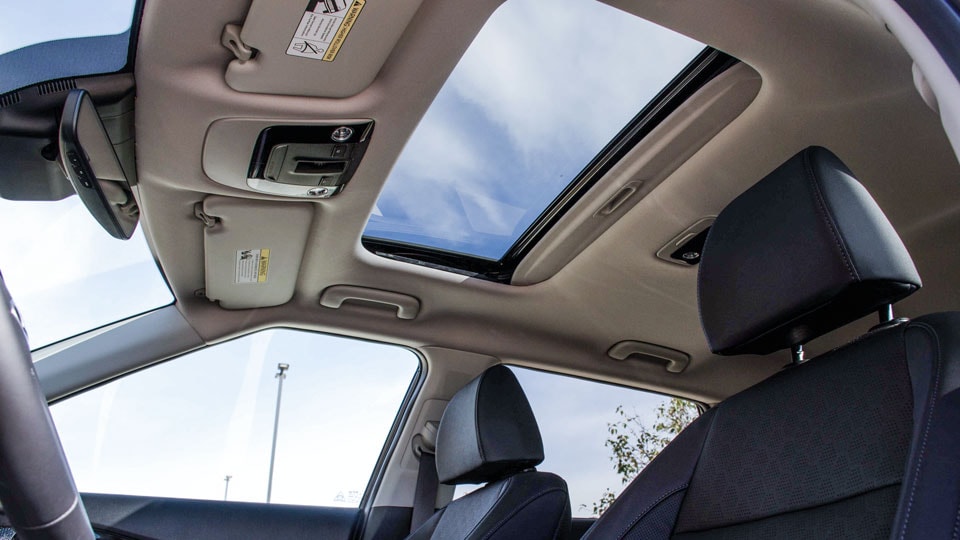 sunroof in a vehicle