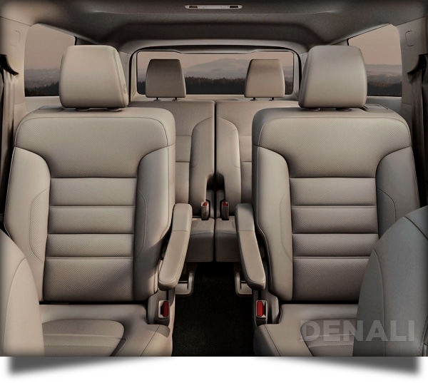 GMC Acadia Denali Interior Cabin and Dual seating