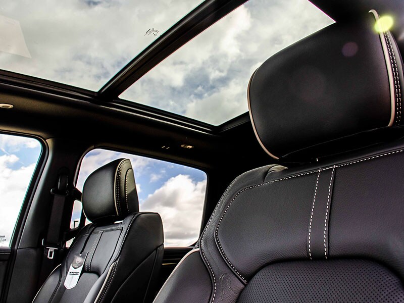 2021 Ram 1500 panoramic sunroof