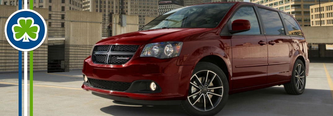 2018 Grand Caravan front on rooftop