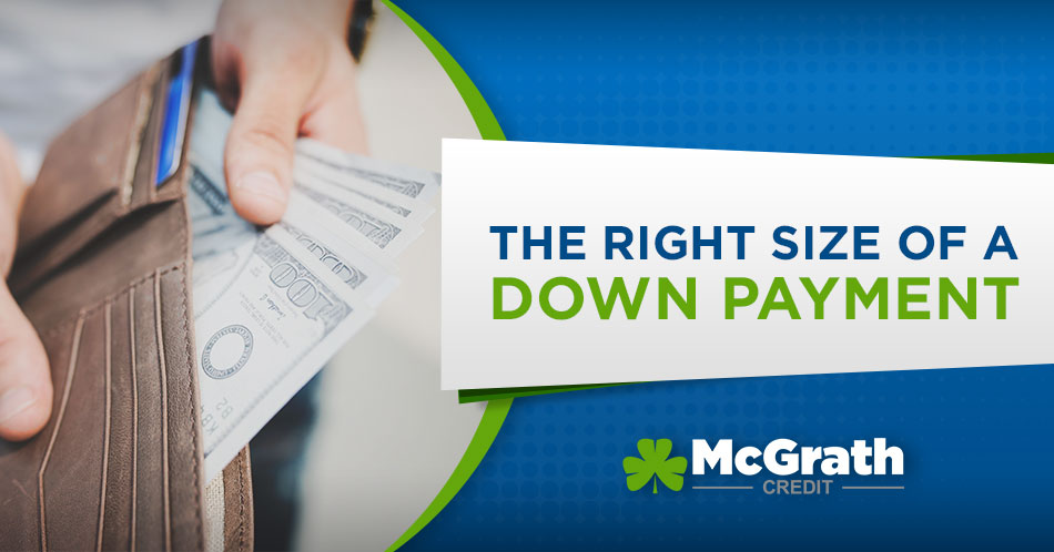 The right size of downpayment for a new car