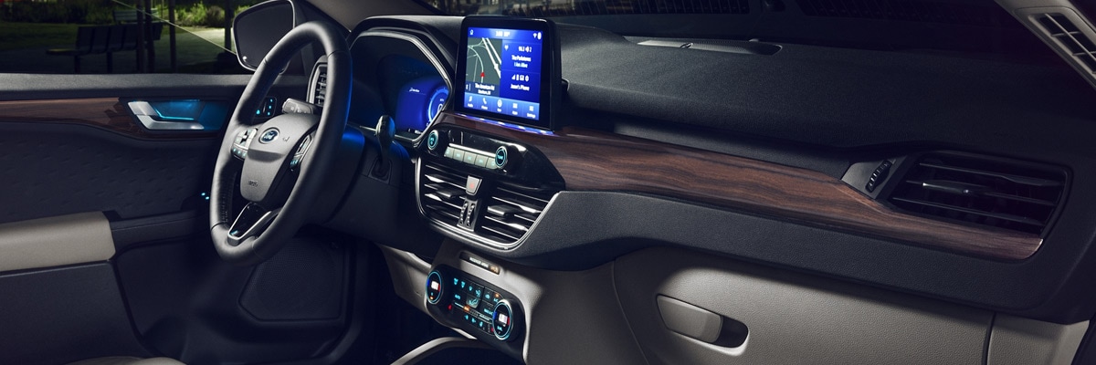 2021 Ford Escape Leather and Wood interior