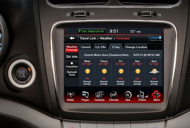 Dodge Journey Uconnect Features