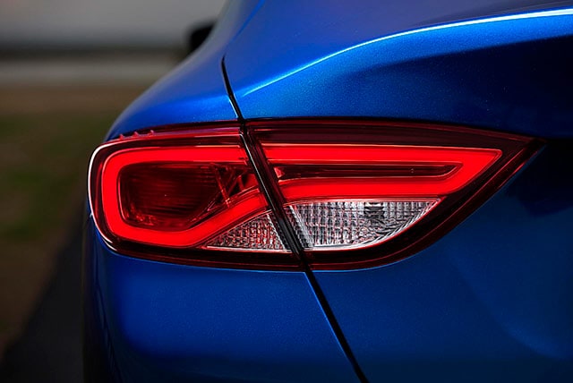 Blue Chrysler 200 Tail lights
