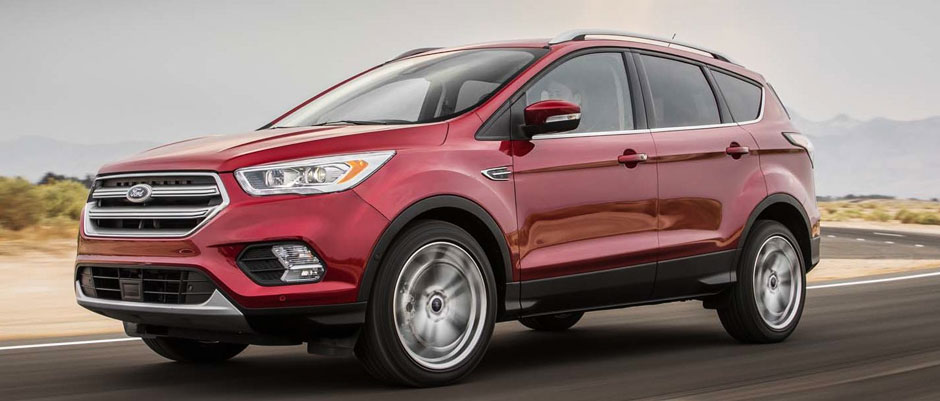Red 2018 Ford Escape in Motion