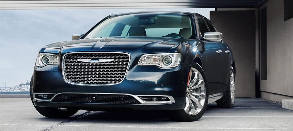 Red Chrysler 300 Front View