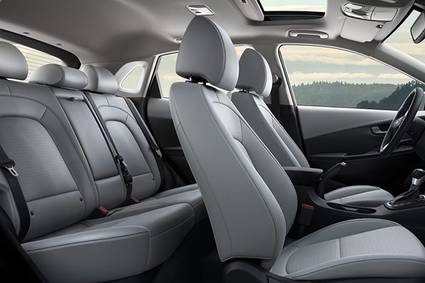 2019 Hyundai Kona Limited and Ultimate Gray Interior