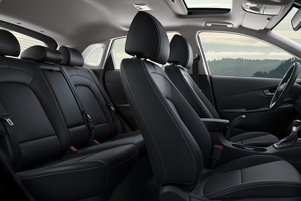2019 Hyundai Kona Limited and Ultimate Black Interior