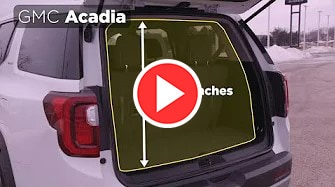 GMC Acadia Cargo Space Measurements