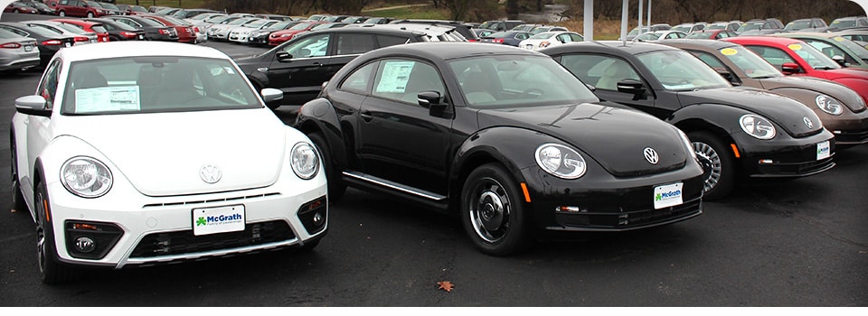 McGrath Volkswagen used car lot
