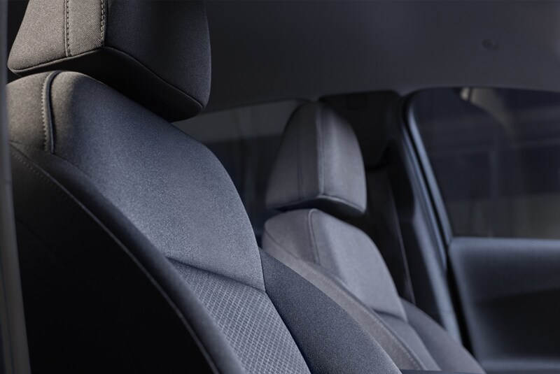 2019 Chevy Malibu dark gray cloth seating