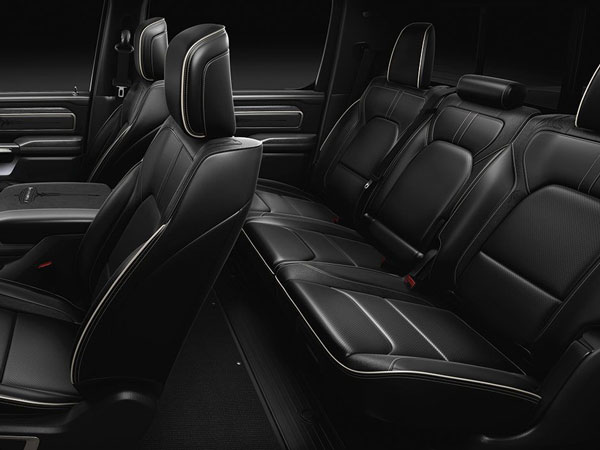 Second Row seating in the 2019 Ram 1500