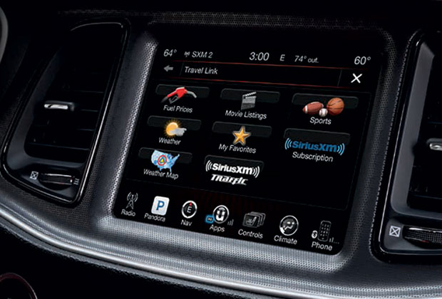 Dodge Challenger Touch-screen Uconnect