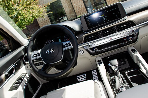 2020 Kia Telluride interior front cabin area