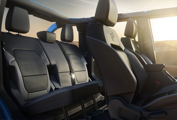 interior seating in the 2021 Bronco