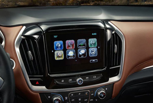 Uconnect System in the 2018 Traverse
