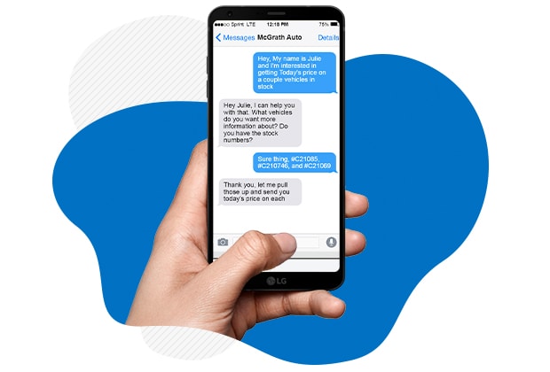 Text McGrath Auto