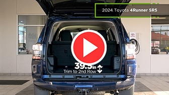 Toyota 4Runner SR5 Cargo Space Measurements