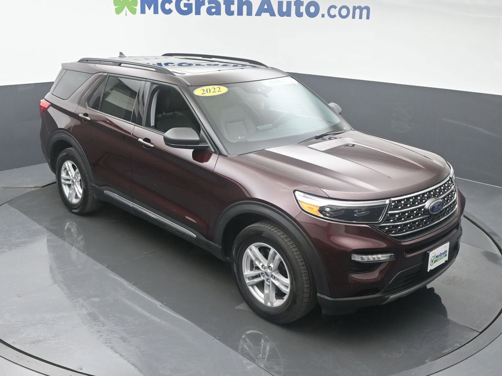 Used 2022 Ford Explorer XLT with VIN 1FMSK8DH4NGA46099 for sale in Hiawatha, IA
