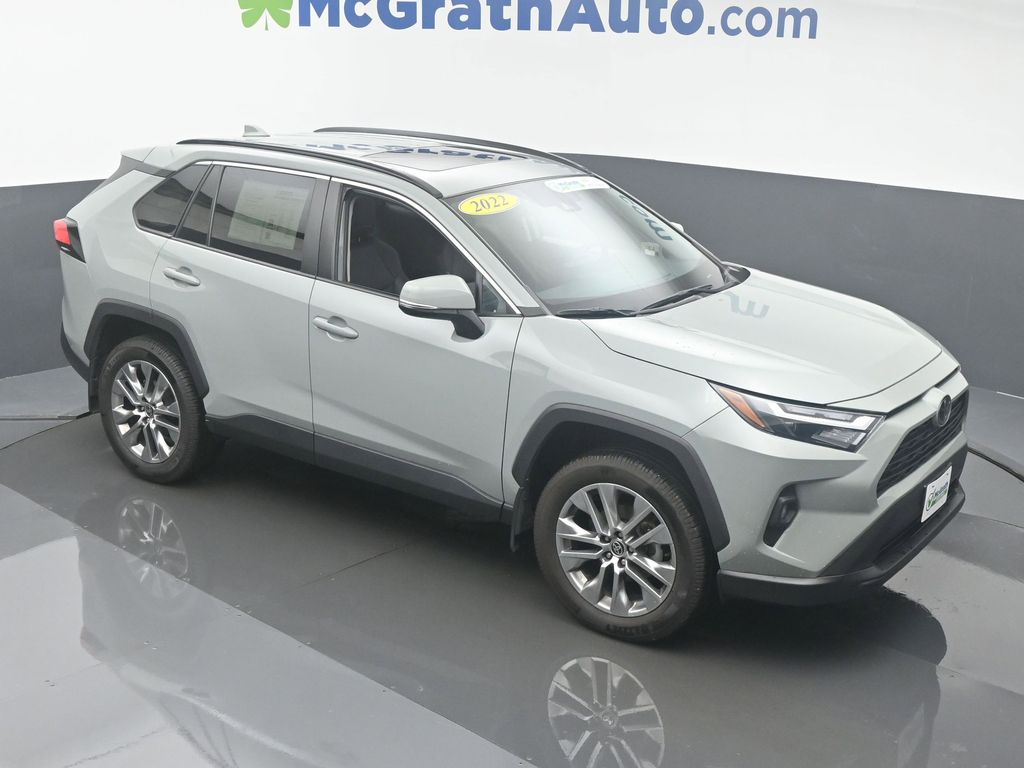 Used 2022 Toyota RAV4 XLE Premium with VIN 2T3A1RFV4NW311961 for sale in Hiawatha, IA
