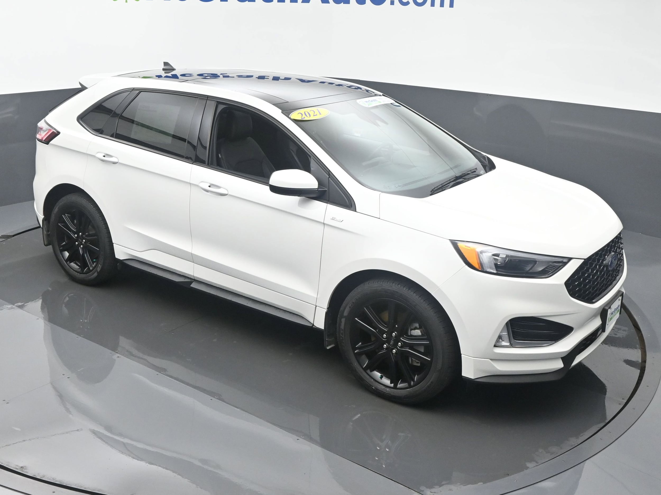 Used 2021 Ford Edge ST-Line with VIN 2FMPK4J96MBA15566 for sale in Hiawatha, IA