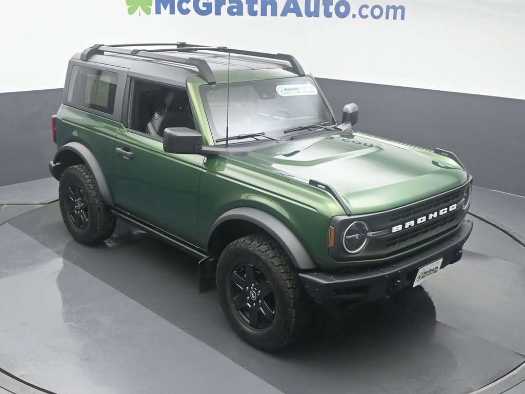 Used 2024 Ford Bronco 2-Door Black Diamond with VIN 1FMDE1APXRLA88941 for sale in Hiawatha, IA