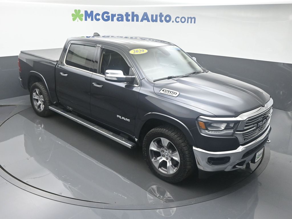 Used 2020 RAM Ram 1500 Pickup Laramie with VIN 1C6SRFJT5LN234689 for sale in Hiawatha, IA
