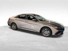2025 Hyundai Elantra Hybrid Blue Sedan