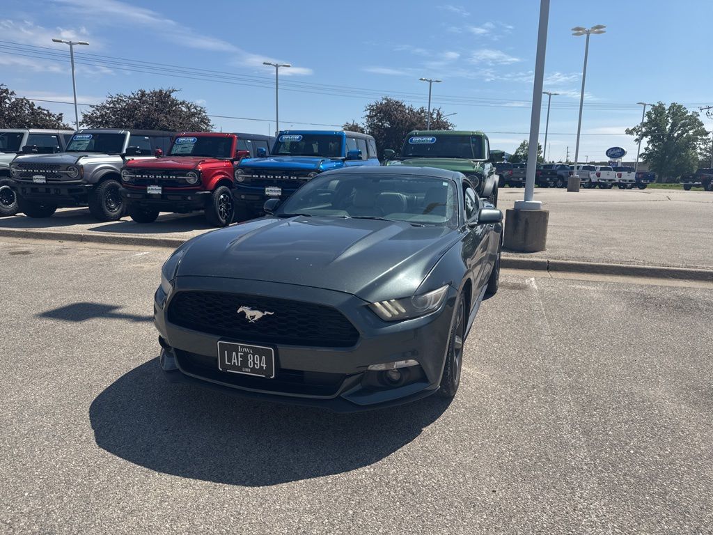 Used 2015 Ford Mustang EcoBoost Premium with VIN 1FA6P8TH0F5361851 for sale in Hiawatha, IA