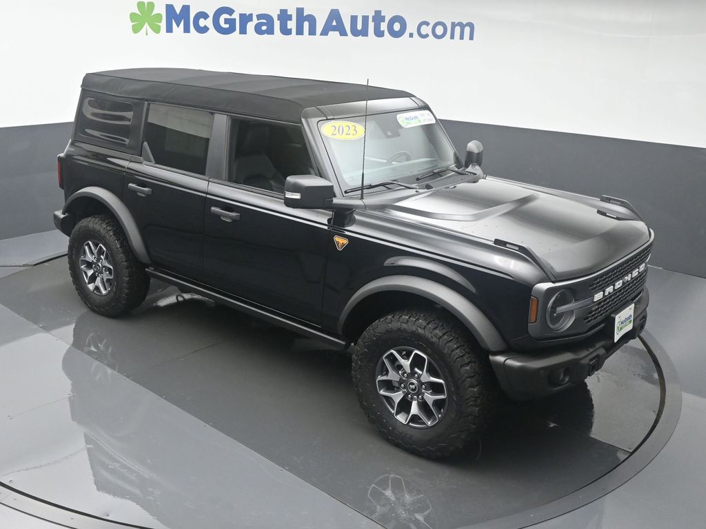Used 2023 Ford Bronco 4-Door Badlands with VIN 1FMEE5DP3PLB56436 for sale in Hiawatha, IA