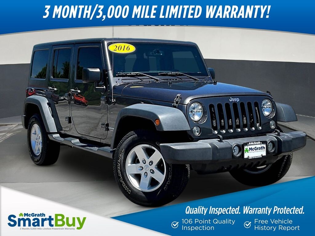 Used 2016 Jeep Wrangler Unlimited Sport SUV