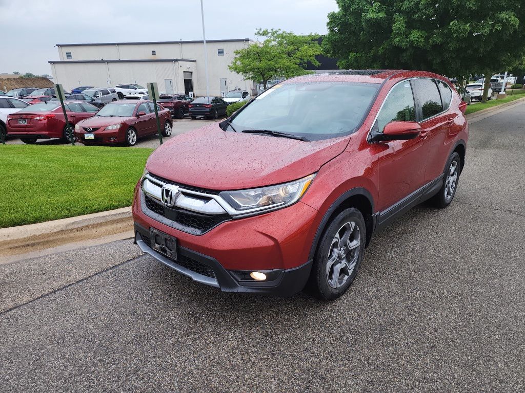 Used 2017 Honda CR-V EX with VIN 5J6RW2H55HL075220 for sale in Hiawatha, IA