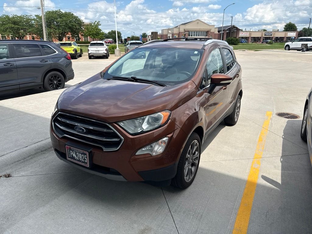 Used 2019 Ford Ecosport Titanium with VIN MAJ6S3KL7KC254065 for sale in Hiawatha, IA
