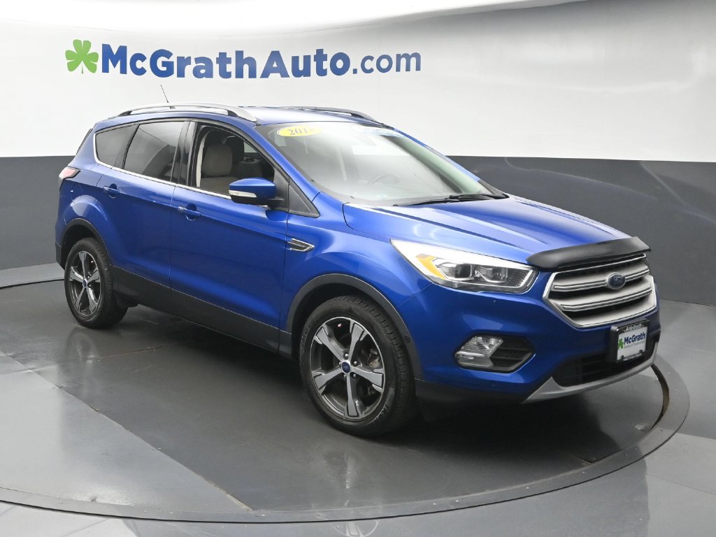 Used 2018 Ford Escape Titanium with VIN 1FMCU9J91JUC28758 for sale in Hiawatha, IA
