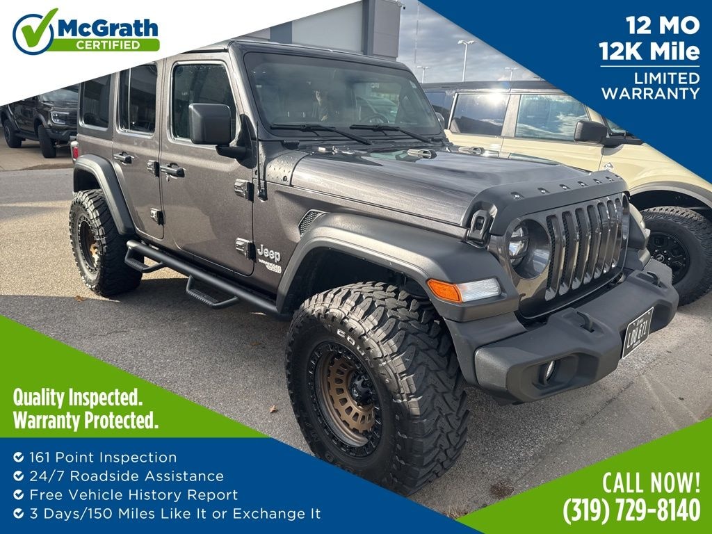 Used 2020 Jeep Wrangler Unlimited Sport S SUV