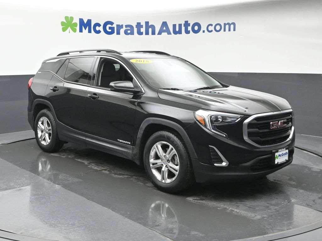 Used 2018 GMC Terrain SLE with VIN 3GKALMEV4JL142707 for sale in Hiawatha, IA