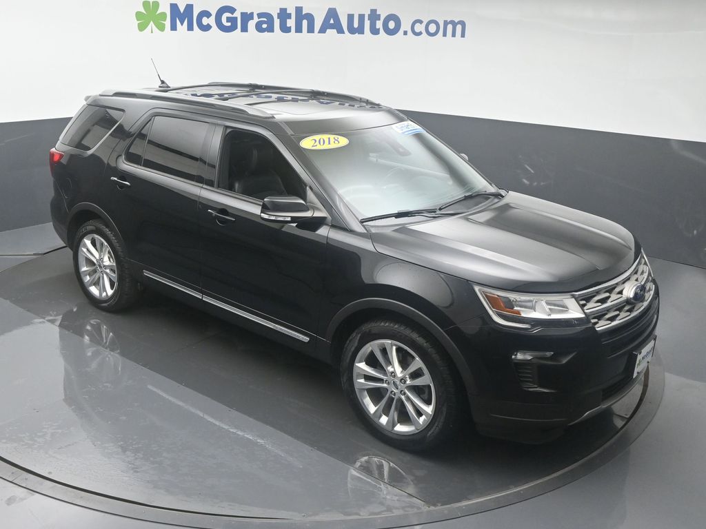 Used 2018 Ford Explorer XLT with VIN 1FM5K8D8XJGB98220 for sale in Hiawatha, IA