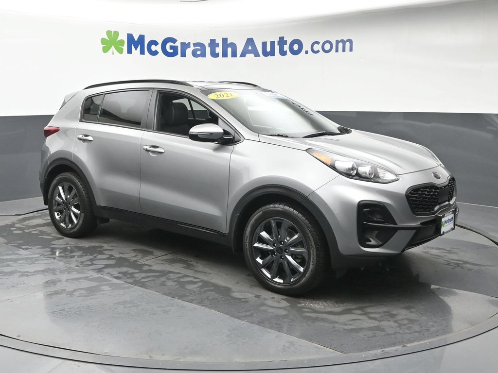 Used 2021 Kia Sportage S with VIN KNDP6CAC4M7851917 for sale in Hiawatha, IA