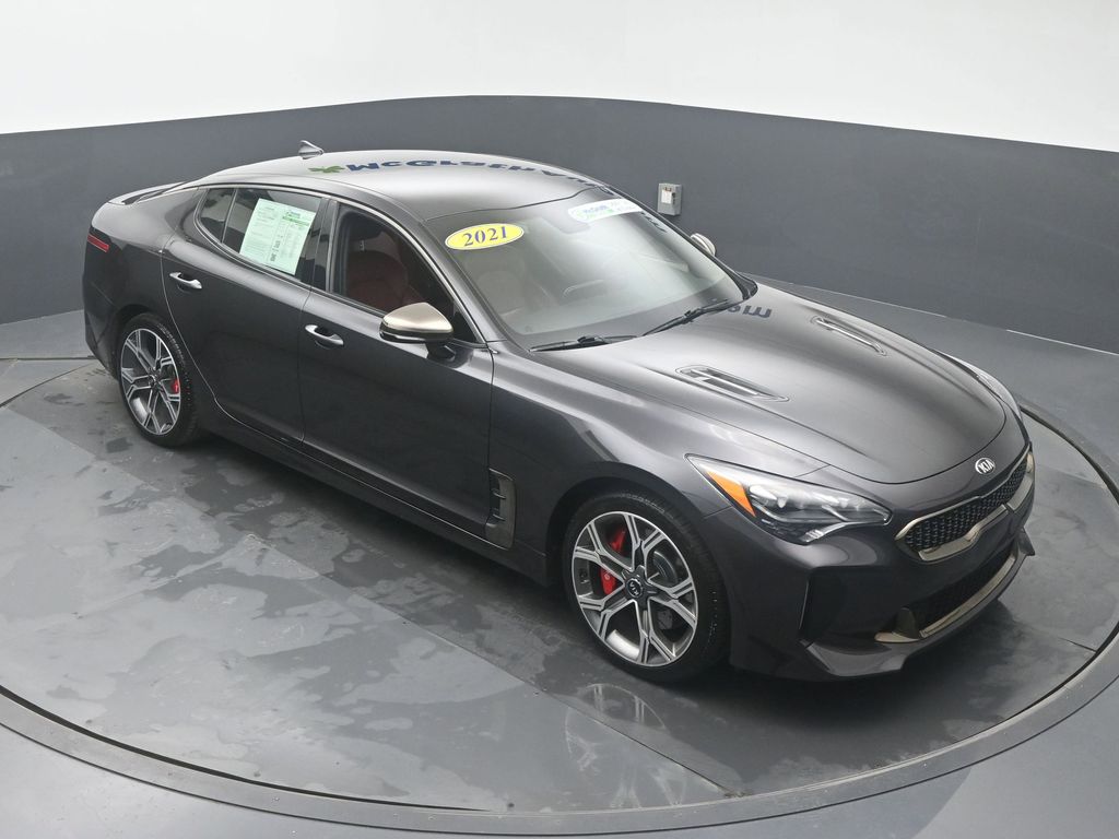 Used 2021 Kia Stinger GT with VIN KNAE35LCXM6089835 for sale in Hiawatha, IA