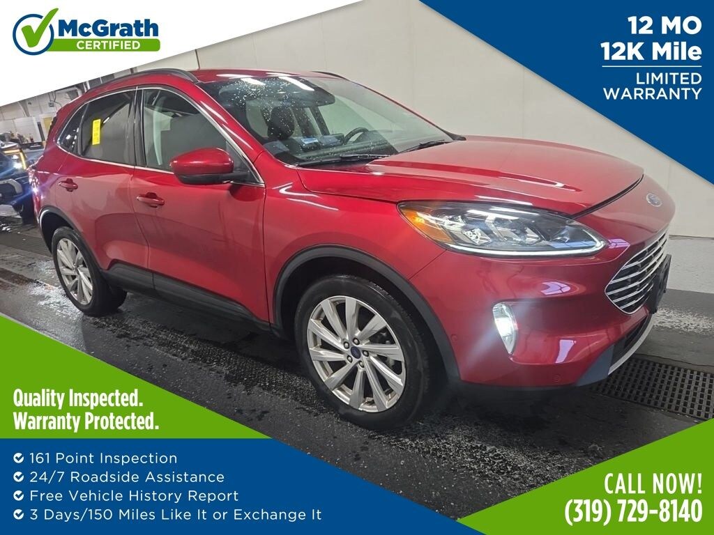 Used 2022 Ford Escape Titanium Hybrid SUV
