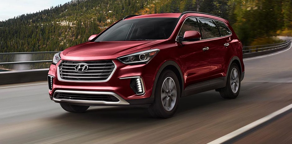 2017 Hyundai Santa Fe Regal Red Pearl