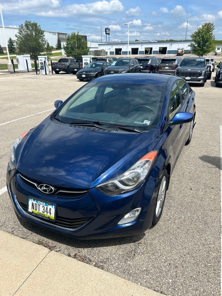 Used 2013 Hyundai Elantra GLS with VIN KMHDH4AE0DU837580 for sale in Dubuque, IA