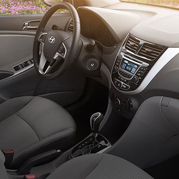 2017 Hyundai Accent Front Interior Seating