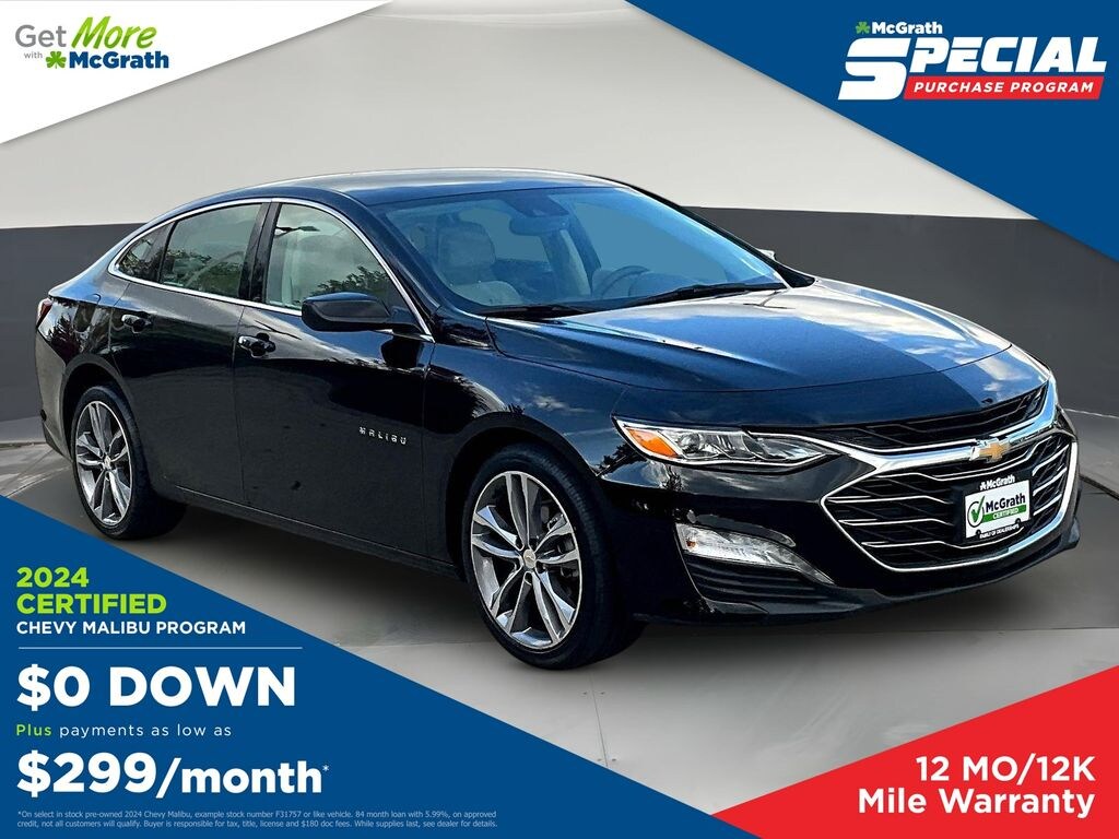 Used 2024 Chevrolet Malibu 2LT Sedan
